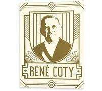 Fabulous Poster René coty (91cm x 128cm) G