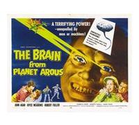 Fabulous Poster The brain from planet arous cinéma vintage (42x61cm) G