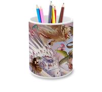 Fabulous Pot à Crayon en Céramique - Dragon Peinture Dessin Anime Enfant Cartoon Manga - 325 ml