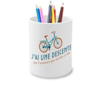 Fabulous Pot à Crayon en Céramique - J'ai une Descente que tu n'aimerais pas Monter à Vélo Alcool - 325 ml