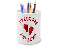 Fabulous Pot à Crayon en Céramique - J'Peux Pas J'ai Boxe Boxeur Sport Combat - 325 ml