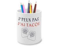 Fabulous Pot à Crayon en Céramique - J'Peux Pas J'ai Tacos French Tacos Fast Food - 325 ml