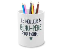 Fabulous Pot à Crayon en Céramique - Le Meilleur Beau-Père du Monde Famille - 325 ml