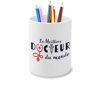Fabulous Pot à Crayon en Céramique - Le Meilleur Docteur du Monde Medecine Métier Passion Santé - 325 ml