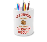 Fabulous Pot à Crayon en Céramique - Les Princes existent seulement au Rayon Biscuit - 325 ml