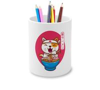 Fabulous Pot à Crayon en Céramique - Neko Ramen Japon Chat Illustration Design Japan Anime - 325 ml