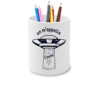 Fabulous Pot à Crayon en Céramique - On m'appelle l'Ovni Musique Jul Enfant - 325 ml