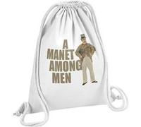 Fabulous Sac de Gym en Coton Blanc A Manet Among Men 12 Litres Blanc G