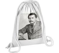 Fabulous Sac de Gym en Coton Blanc Albert Einstein Scientifique 5 12 Litres Blanc G