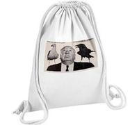 Fabulous Sac de Gym en Coton Blanc Alfred Hitchcock Réalisateur 6 12 Litres Blanc G