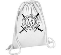 Fabulous Sac de Gym en Coton Blanc All Men Must Die Valaar Morgulis 12 Litres Blanc G