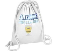 Fabulous Sac de Gym en Coton Blanc Allergique à l'eau Pastis 12 Litres Blanc G