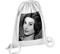 Fabulous Sac de Gym en Coton Blanc Audrey Hepburn Celebrite Hollywood 12 Litres Blanc G