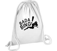 Fabulous Sac de Gym en Coton Blanc Bada Bing! The Sopranos 12 Litres Blanc G