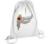 Fabulous Sac de Gym en Coton Blanc Bernard Hinault Vintage 12 Litres Blanc G