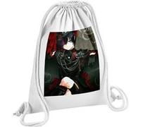 Fabulous Sac de Gym en Coton Blanc Black Butler Phantomhive 12 Litres Blanc G