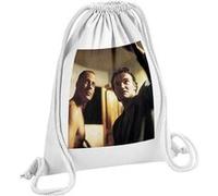 Fabulous Sac de Gym en Coton Blanc Bruce Willis Quentin Tarantino Pulp Fiction Cinema 12 Litres Blanc G