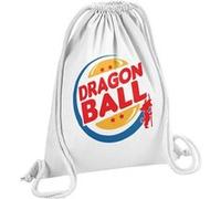 Fabulous Sac de Gym en Coton Blanc Burger King Dragon Ball 12 Litres Blanc G