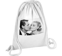 Fabulous Sac de Gym en Coton Blanc Cary Grant et Grace Kelly Acteurs 12 Litres Blanc G