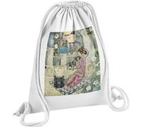 Fabulous Sac de Gym en Coton Blanc Ce Qu'a Vu La Lune Les Contes d'Andersen 12 Litres Blanc G