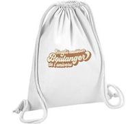 Fabulous Sac de Gym en Coton Blanc Certifié meilleur Boulanger de l'univers 12 Litres Blanc G