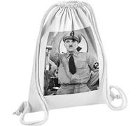 Fabulous Sac de Gym en Coton Blanc Charlie Chaplin Dictateur 12 Litres Blanc G