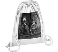Fabulous Sac de Gym en Coton Blanc Charlie Chaplin The Kid Acteur 1 12 Litres Blanc G
