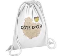 Fabulous Sac de Gym en Coton Blanc Côte-d'Or carte ancienne 12 Litres Blanc G