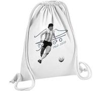 Fabulous Sac de Gym en Coton Blanc Diego 1960-2020 Maradona 12 Litres Blanc G