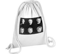 Fabulous Sac de Gym en Coton Blanc Docteur Jekyll and Mister Hyde / 6 Étapes Maquillage 12 Litres Blanc G
