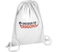 Fabulous Sac de Gym en Coton Blanc Dresseur de Dragons 12 Litres Blanc G