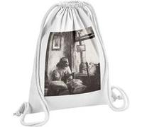 Fabulous Sac de Gym en Coton Blanc East Side Interior Edward Hopper Dessin 12 Litres Blanc G