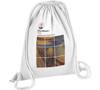 Fabulous Sac de Gym en Coton Blanc Edvard Munch Instagram 12 Litres Blanc G