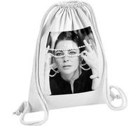 Fabulous Sac de Gym en Coton Blanc Elizabeth Taylor 1974 Actrice 10 12 Litres Blanc G