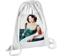 Fabulous Sac de Gym en Coton Blanc Elizabeth Taylor Actrice 1 12 Litres Blanc G