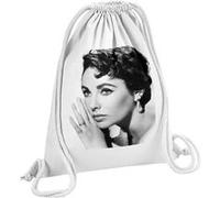 Fabulous Sac de Gym en Coton Blanc Elizabeth Taylor Actrice 2 12 Litres Blanc G
