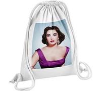 Fabulous Sac de Gym en Coton Blanc Elizabeth Taylor Actrice 8 12 Litres Blanc G