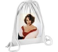 Fabulous Sac de Gym en Coton Blanc Elizabeth Taylor Actrice Hollywood 12 Litres Blanc G