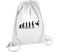 Fabulous Sac de Gym en Coton Blanc Evolution Hip Hop 12 Litres Blanc G
