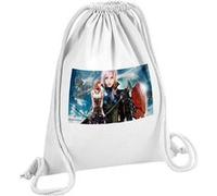 Fabulous Sac de Gym en Coton Blanc Final Fantasy XIII Lightning Returns 12 Litres Blanc G