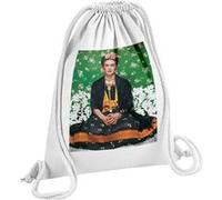 Fabulous Sac de Gym en Coton Blanc Frida Kahlo Artiste 10 12 Litres Blanc G