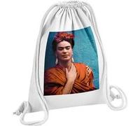 Fabulous Sac de Gym en Coton Blanc Frida Kahlo Artiste 7 12 Litres Blanc G