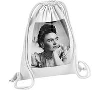 Fabulous Sac de Gym en Coton Blanc Frida Kahlo Artiste 9 12 Litres Blanc G