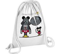 Fabulous Sac de Gym en Coton Blanc Game of Geek Dark Vador Mickey Je Suis Ton Père 12 Litres Blanc G