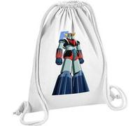Fabulous Sac de Gym en Coton Blanc Goldorak Go Nagai Robot Manga 12 Litres Blanc G