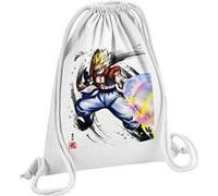 Fabulous Sac de Gym en Coton Blanc Gotenks Attaque Ki Dragon Ball Z Fusion 12 Litres Blanc G