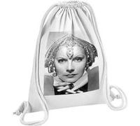 Fabulous Sac de Gym en Coton Blanc Greta Garbo Actrice / Mata Hari 12 Litres Blanc G