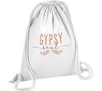 Fabulous Sac de Gym en Coton Blanc Gypsy Soul 12 Litres Blanc G