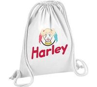 Fabulous Sac de Gym en Coton Blanc Harley Quinn - Wendy's 12 Litres Blanc G