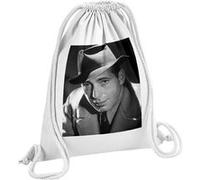 Fabulous Sac de Gym en Coton Blanc Humphrey Bogart Acteur 2 12 Litres Blanc G
